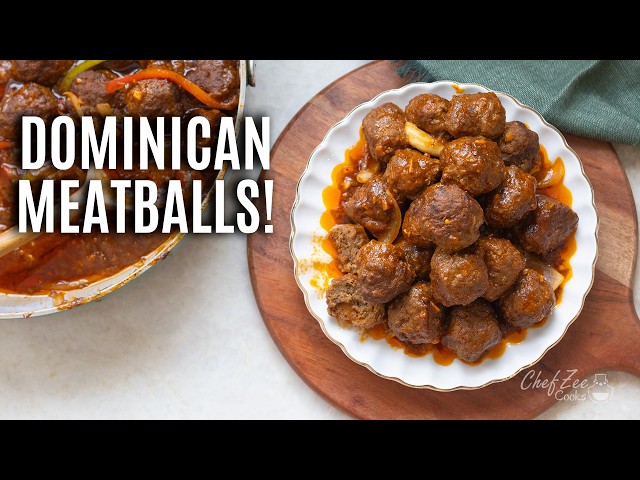 Chef Zee's Secret to Tender Dominican Meatballs (Albondigas Guisadas)