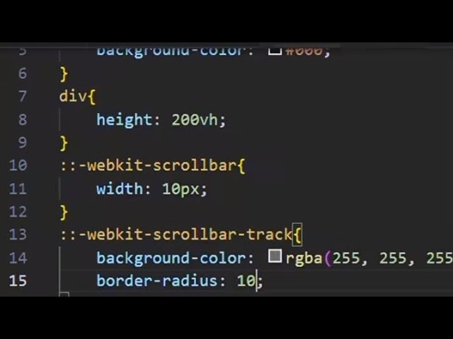 Scroll Bar Using HTLM & CSS | Scroll Bar | HTML |  CSS  | Scroll bar for websites
