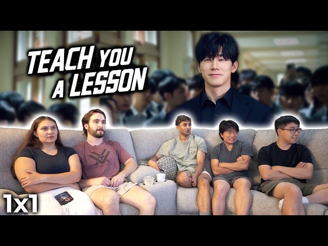 Isn't this supposed to be a romance? 😭 Our FIRST K-Drama Ever! | Teach You a Lesson 1x1 Reaction