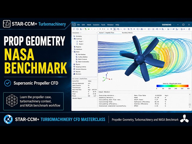 STAR-CCM+ Propeller CFD: NASA Benchmark Geometry for Supersonic Turbomachinery
