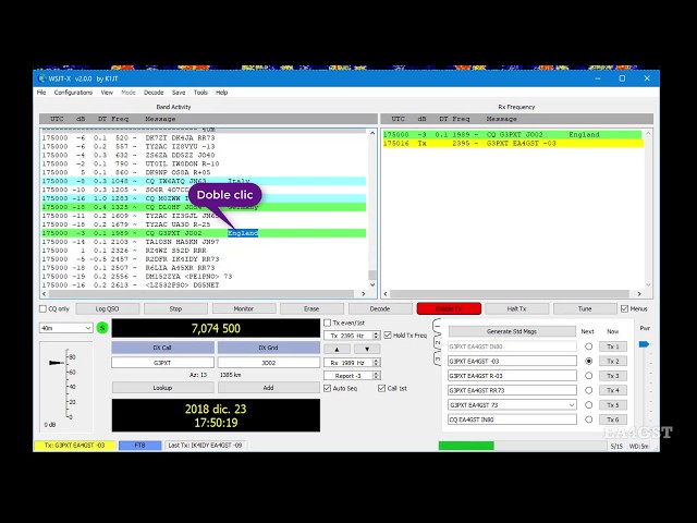 EA4AC - Vídeo usado para las charlas de FT8 versión 2.0.0