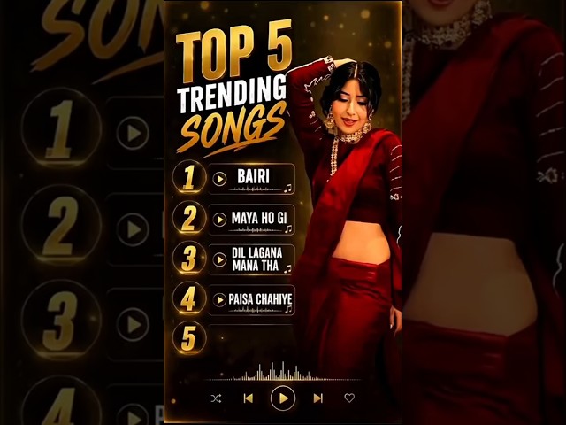 Top 5 Trending Songs 🔥 | 6M+ Shorts on the Last Song 😱 | Which One is Your Favourite? #explore