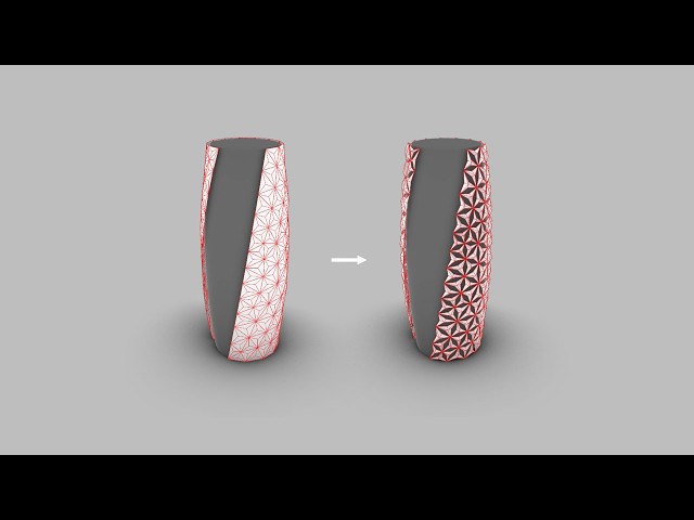 Al Bahr Tower - Kinetic Facade Simulation (Grasshopper)