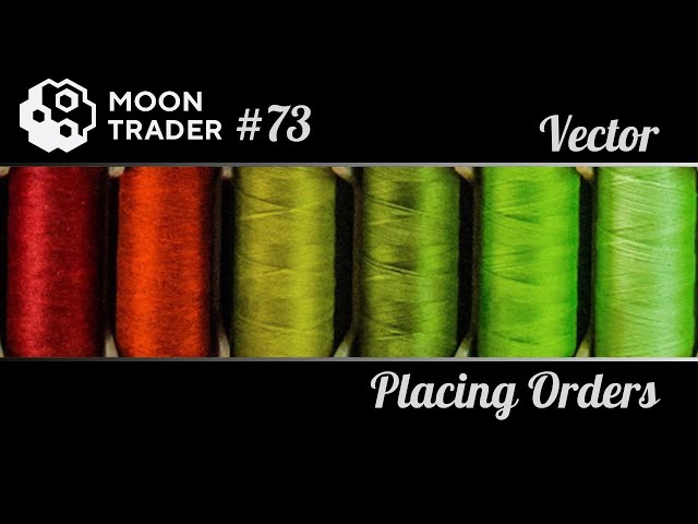 Moontrader Vector Algorithm - First Look Part 2. Placing Orders.