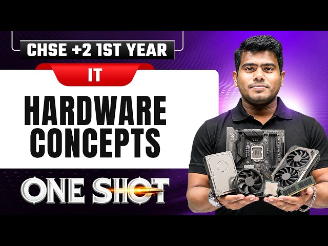 Hardware Concepts in One Shot 🖥️ IT | CHSE +2 1st Year | Class 11 in Odia LIVE