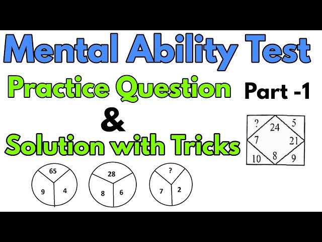 Mental Ability Questions with Practice question & solution with tricks
