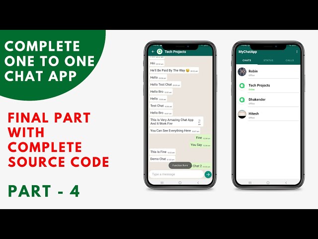 Android studio Projects - Complete chat Application | Chat app in android studio source code