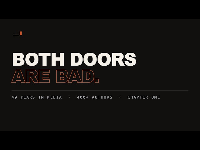 Build Without Code, Chapter 1: The Two Doors