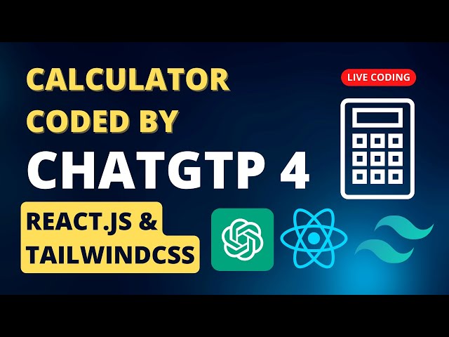 Crafting a Calculator with ChatGPT's Expertise | React js, Tailwind CSS | Raw Coding Journey