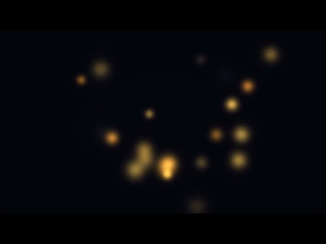 Golden Bokeh Night 4k | Visual Loop | Python + Taichi CUDA | 60 FPS