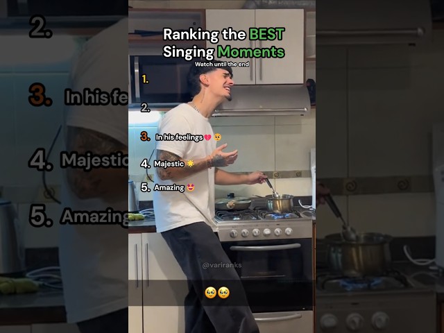 Ranking the BEST Singing Moments