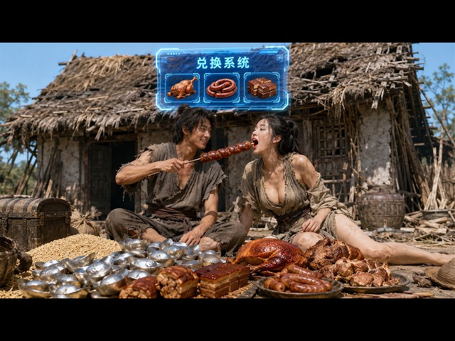 瘸腿小夥誤觸絕美嫂嫂身體，意外覺醒兌換系統！別人荒年餓肚子，他卻靠野菜換肉，帶著嫂子頓頓吃香喝辣！還生了10個孩子！#男频 #爽文 #短劇