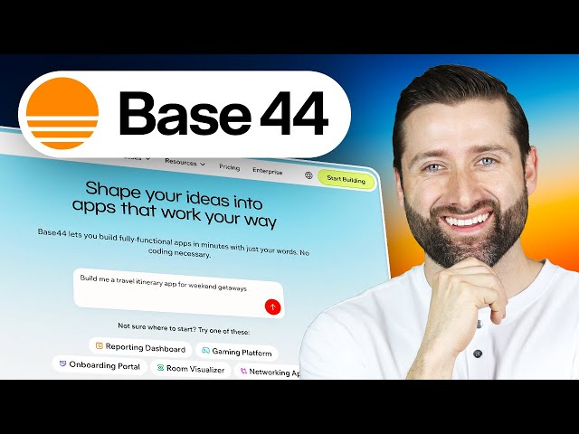 Base44 tutorial | How to build an app with AI?