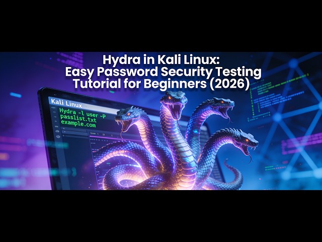 Hydra in Kali Linux: Easy Password Security Testing Tutorial for Beginners (2026)