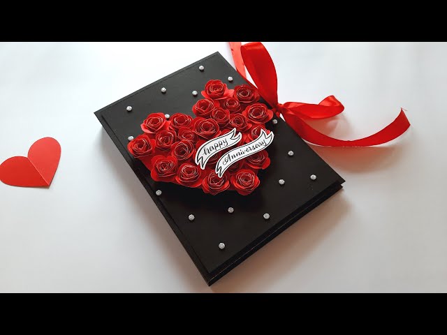 Beautiful Handmade Card for Anniversary | DIY Anniversary Card Idea | Special Card | Tutorial