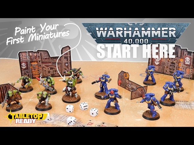How to Paint Your First Warhammer 40K Miniatures | Beginner’s Guide