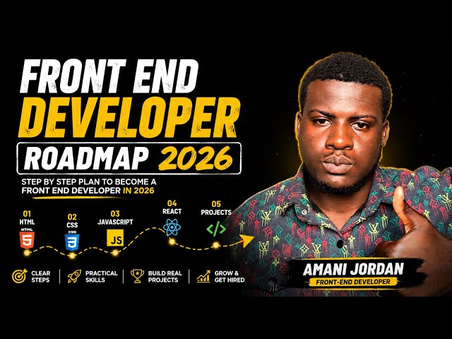    The 2026 Front-End Developer Roadmap                                 💻🤝 