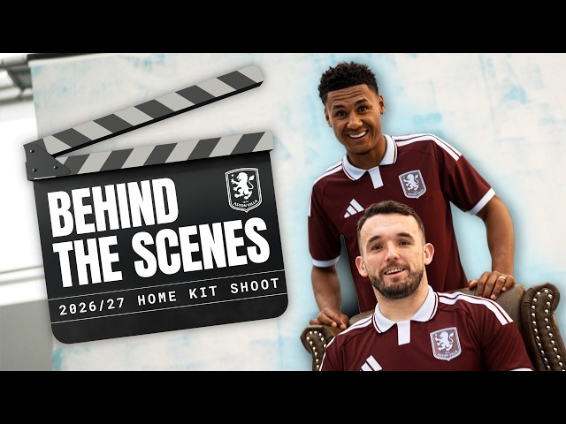 BEHIND THE SCENES | A closer look at Aston Villa's 2026/27 Home Kit 🔥😱