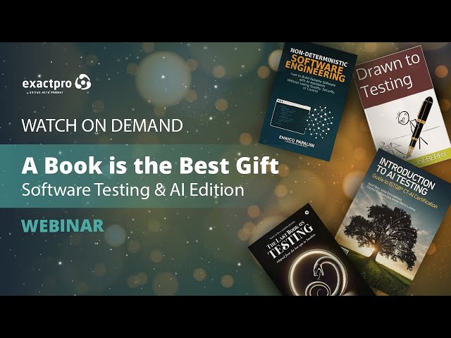 A book is the Best Gift – Software Testing & AI Edition