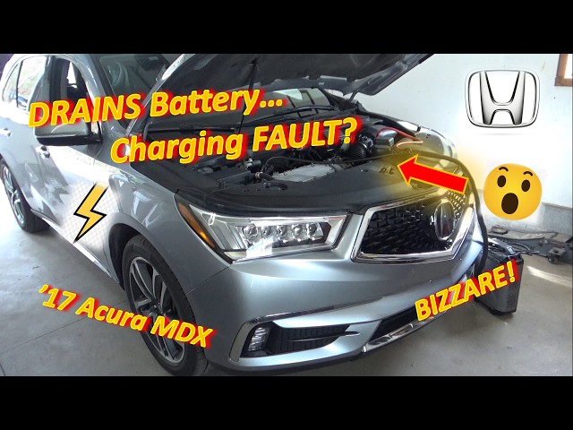 Acura DRAINS Battery Overnight...CRAZY Problem!!1('17 MDX: Charging System FAULT)