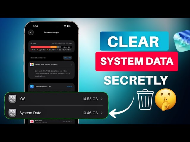 iPhone Storage Full? Clear 20GB+ System Data INSTANTLY! | How To Clear iPhone Storage |