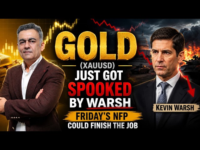 Gold (XAUUSD) Just Got Spooked by Warsh — Friday's NFP Could Finish the Job