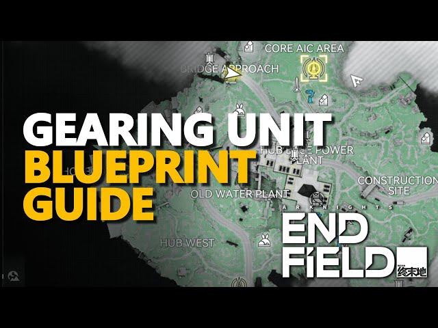 Gearing Unit Blueprint Arknights Endfield