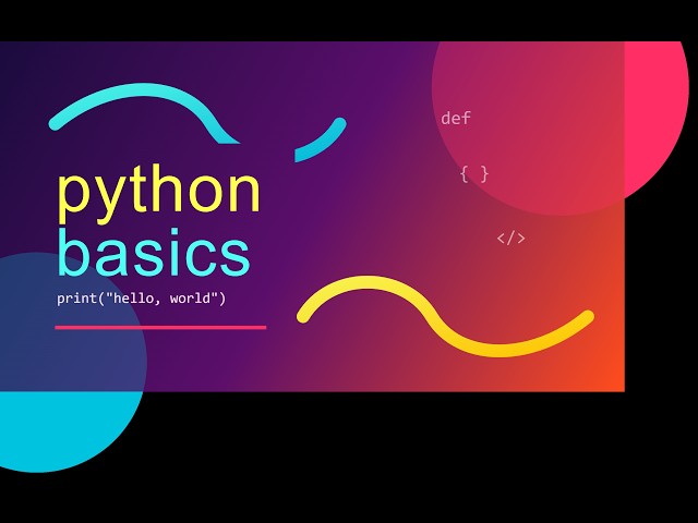 Python Basics, Start Coding Today