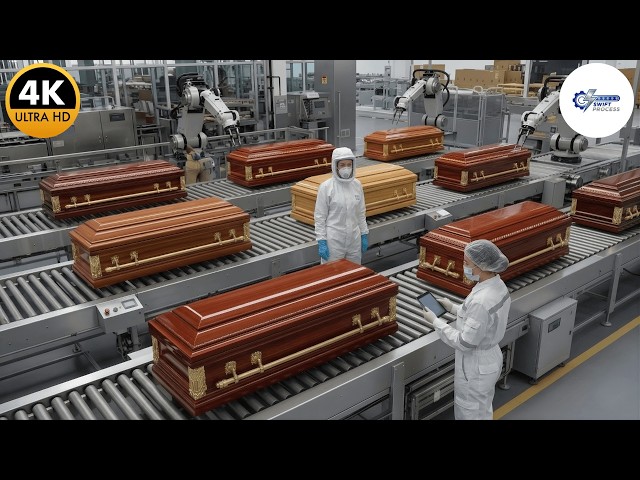 Inside a Luxury Casket Factory | Raw Wood to Final Masterpiece (Full Process)