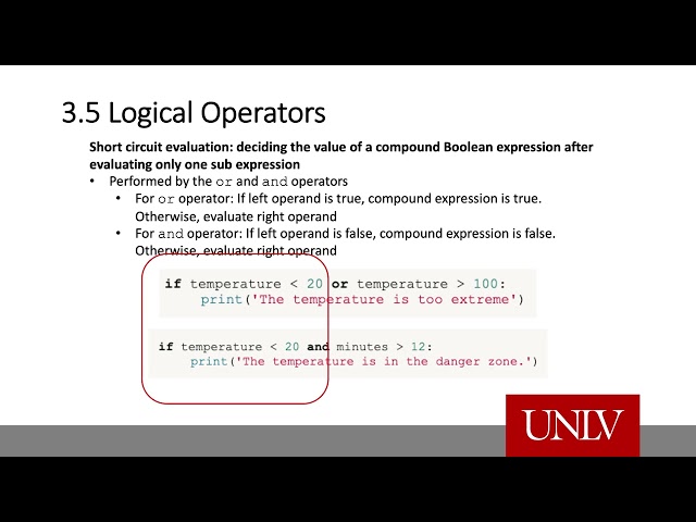 IS210 Section3 LogicalOperators