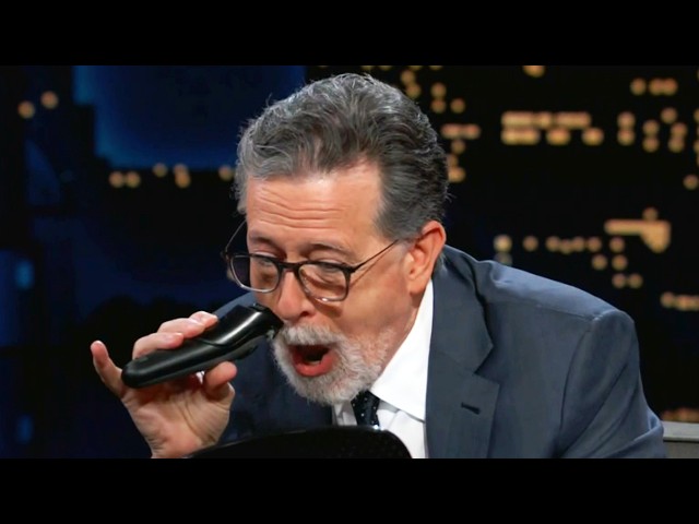 Stephen Colbert SHAVES OFF Post-Late Show Beard on Jimmy Kimmel Live!