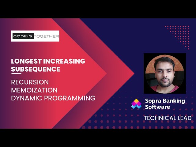Leetcode 300 | Longest Increasing Subsequence | Recursion | Memoization | Dynamic Progmamming