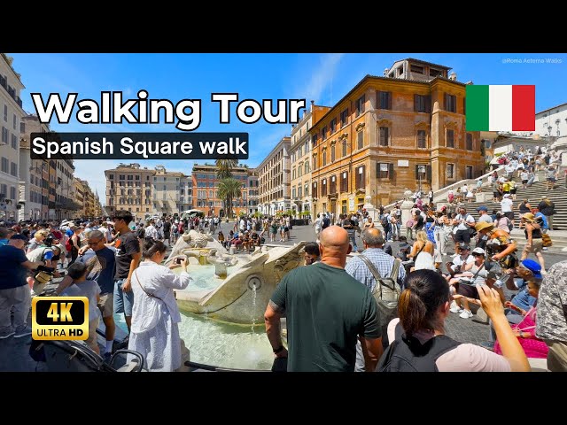 Rome Walking Tour 4K | Discover Rome on a Saturday Afternoon - June 2024
