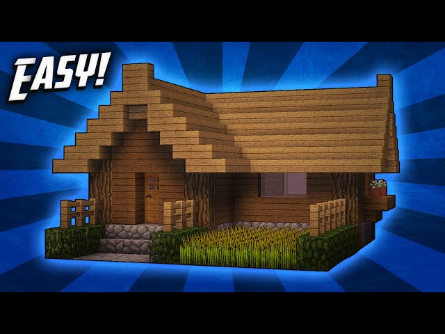 Minecraft: How To Build A Small Survival Starter House Tutorial (#2)