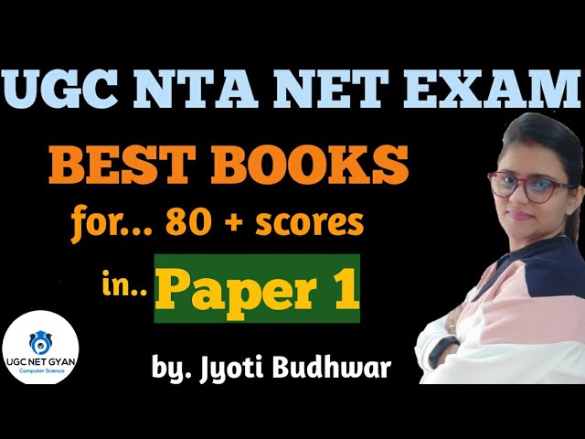 Best Books for Paper 1 UGC NTA NET | UGC NET GYAN Computer Science