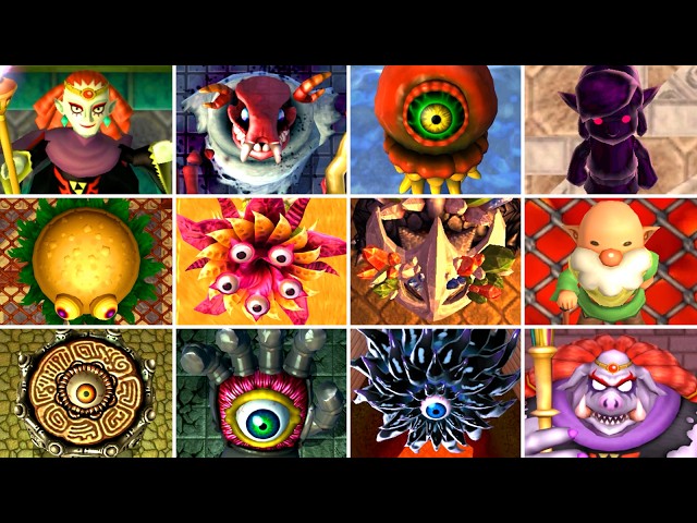 Zelda: A Link Between Worlds HD - All Bosses (No Damage)