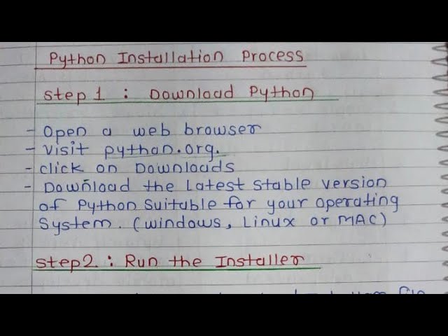 🐍 Python Installation Process | Step-by-Step Guide for Beginners