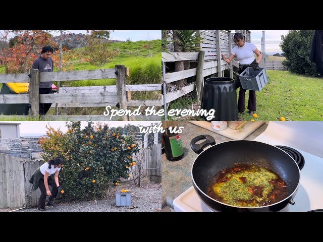 Spend the evening with us (making compost/ cooking dinner)