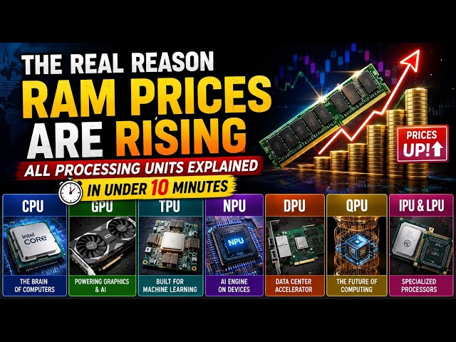 The Real Reason RAM Prices Are Rising | All Processing Units Explained | Explained under 10 minutes 