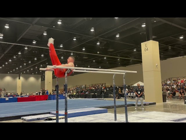 2026 GymACT National Championships Evan Hymanson Parallel Bars Bay Area Bandits