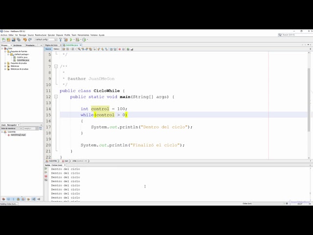 El Ciclo while en Java