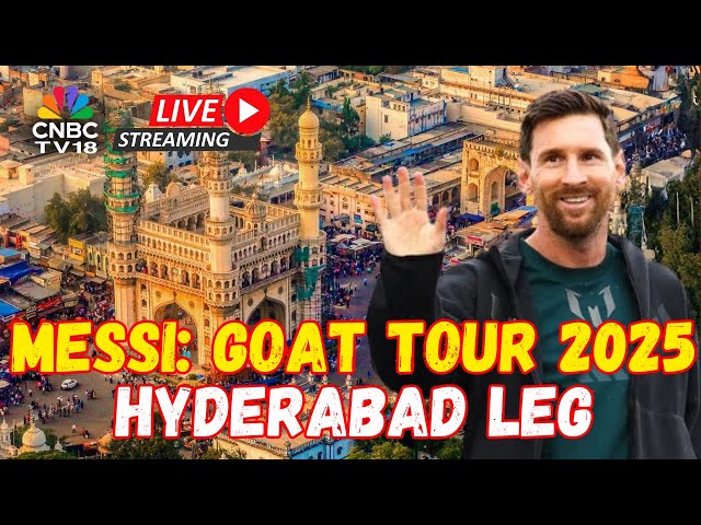 Messi in Hyderabad LIVE: Lionel Messi Mania in India | GOAT India Tour 2025 | Revanth Reddy | N18L