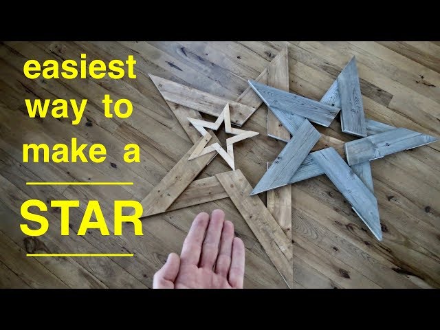Easiest Way to ● Make a STAR  ( any size ! )