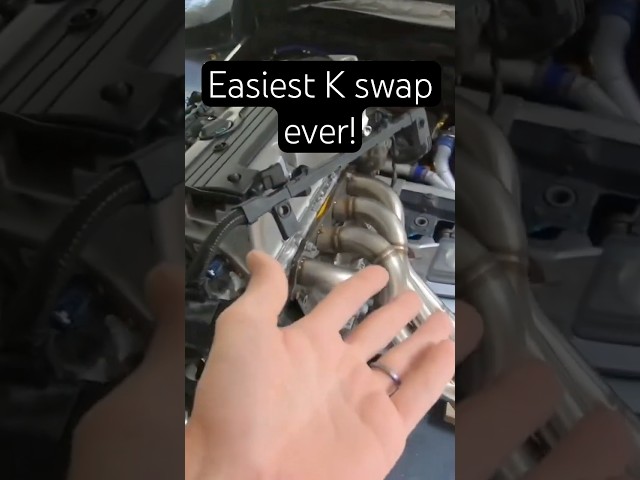 K series engines swaps so easy you can do them at home. #k20 #k24 #kswap #kseriesonly
