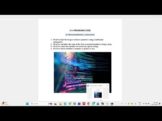 #C++# program code# jk programming language