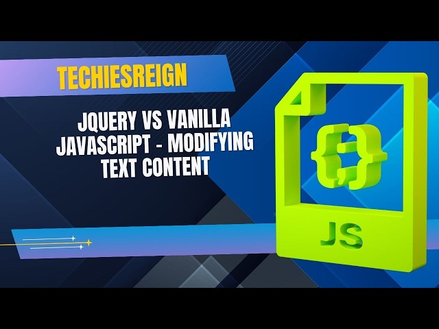 Jquery vs Vanilla JavaScript - Modifying Text Content