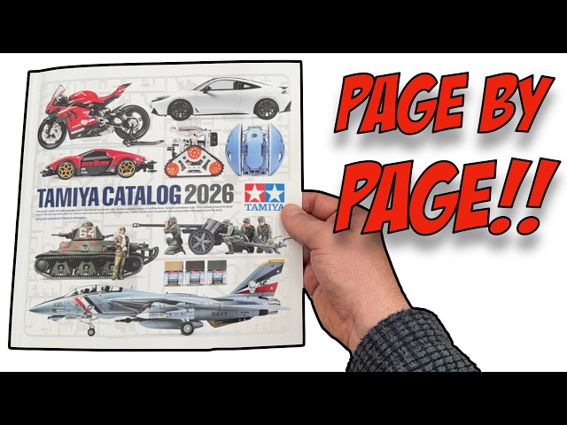 Tamiya 2026 | What's INSIDE the New Catalog (CATALOGUE)