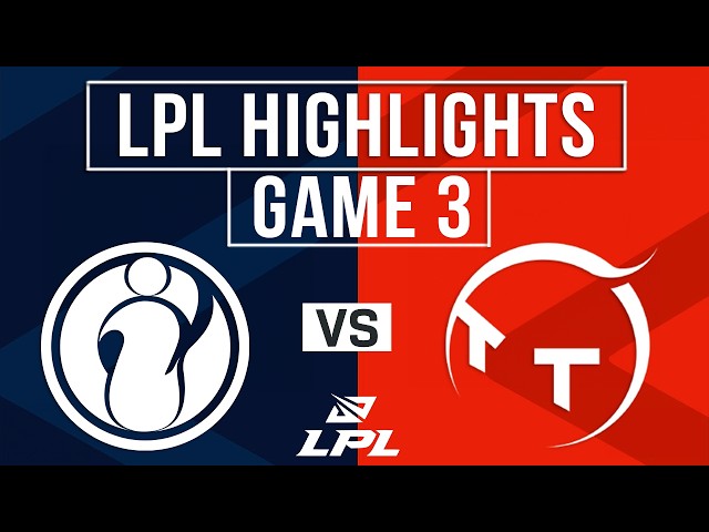 IG vs TT Highlights Game 3 | LPL 2026 Playoffs | Invictus Gaming vs ThunderTalk Gaming