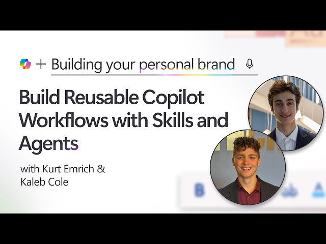 Build Reusable Copilot Workflows with Skills and Agents