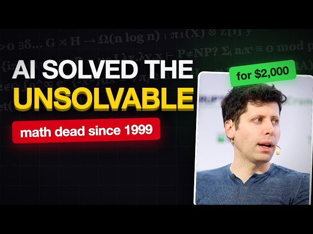 AI just solved math that was dead for 27 years… for $2,000